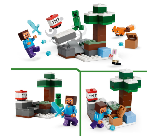 LEGO MINECRAFT 21583 Przygoda Steve’a w tajdze - 1473415 - zdjęcie 10